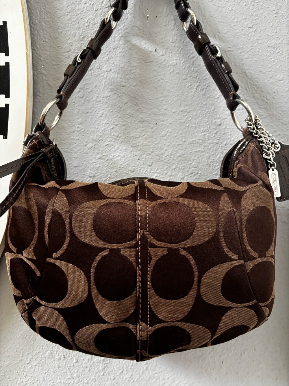 Vintage Coach Dark Brown SoHo Hobo - Picture 12 of 12